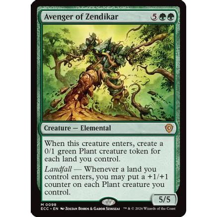 Avenger of Zendikar (ECC-098) - Commander: Lorwyn Eclipsed