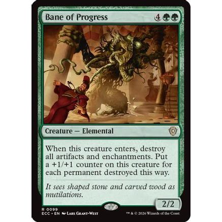 Bane of Progress (ECC-099) - Commander: Lorwyn Eclipsed