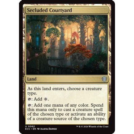 Secluded Courtyard (ECC-062) - Commander: Lorwyn Eclipsed