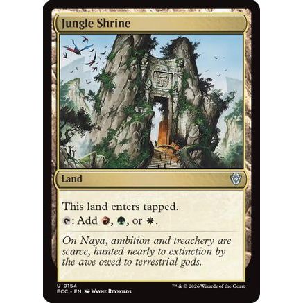 Jungle Shrine (ECC-154) - Commander: Lorwyn Eclipsed