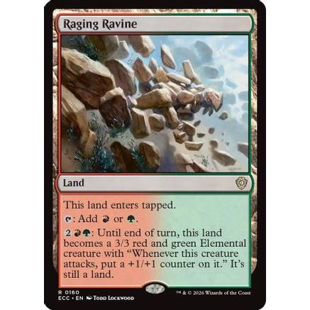 Raging Ravine (ECC-160) - Commander: Lorwyn Eclipsed