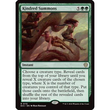 Kindred Summons (ECC-112) - Commander: Lorwyn Eclipsed