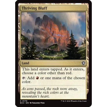 Thriving Bluff (ECC-170) - Commander: Lorwyn Eclipsed