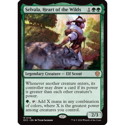 Selvala, Heart of the Wilds (ECC-116) - Commander: Lorwyn Eclipsed