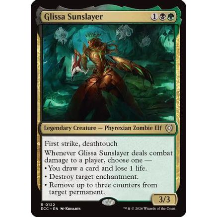 Glissa Sunslayer (ECC-122) - Commander: Lorwyn Eclipsed