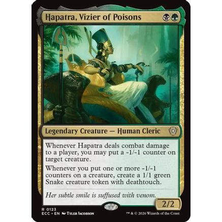 Hapatra, Vizier of Poisons (ECC-123) - Commander: Lorwyn Eclipsed