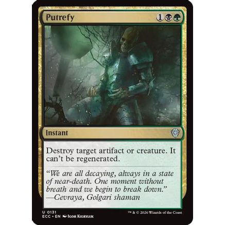 Putrefy (ECC-131) - Commander: Lorwyn Eclipsed