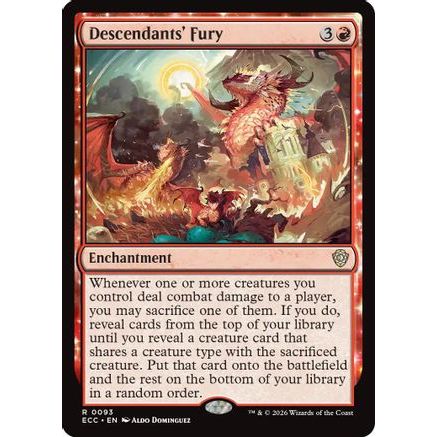 Descendants' Fury (ECC-093) - Commander: Lorwyn Eclipsed