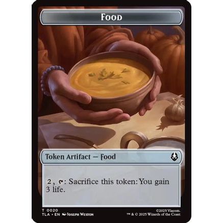 Food (0020) // Ally (0007) Double-Sided Token (TLA-20 // 7) - Avatar: The Last Airbender