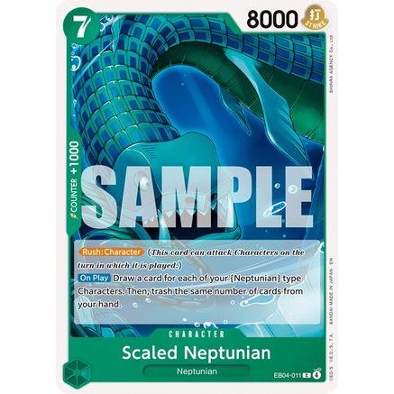 Scaled Neptunian (EB04-011) - The Azure Sea's Seven