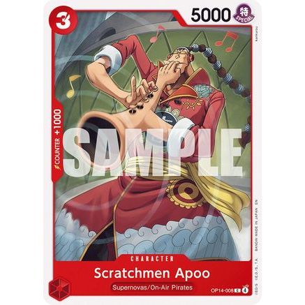 Scratchmen Apoo (OP14-008) - The Azure Sea's Seven