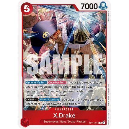X.Drake (OP14-016) - The Azure Sea's Seven Foil
