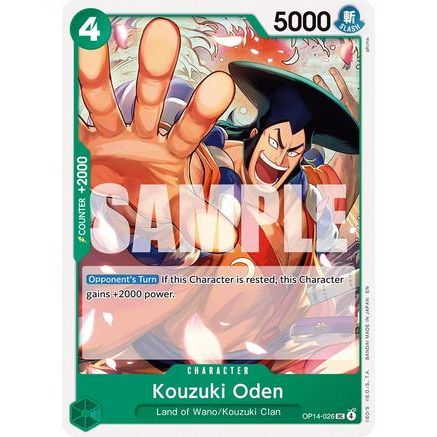 Kouzuki Oden (OP14-026) - The Azure Sea's Seven