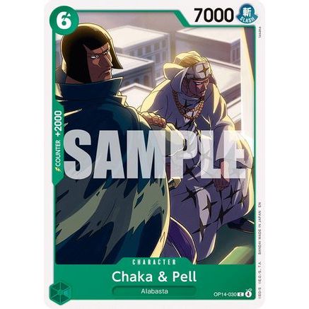 Chaka & Pell - OP14-030 (OP14-030) - The Azure Sea's Seven