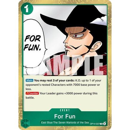 For Fun (OP14-037) - The Azure Sea's Seven Foil