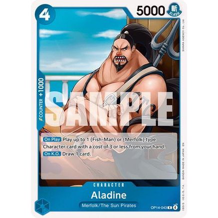 Aladine (OP14-043) - The Azure Sea's Seven Foil