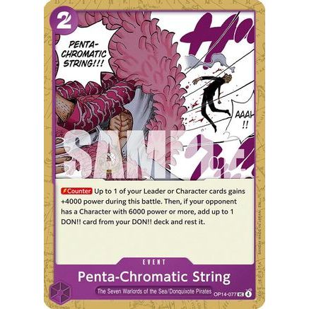 Penta-Chromatic String (OP14-077) - The Azure Sea's Seven
