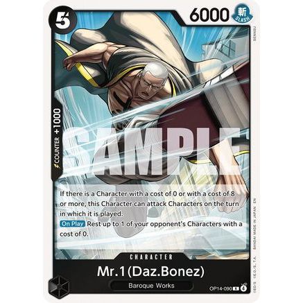 Mr.1(Daz.Bonez) (OP14-090) - The Azure Sea's Seven Foil