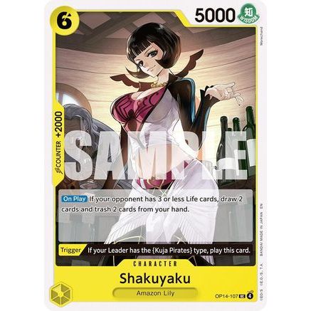 Shakuyaku (OP14-107) - The Azure Sea's Seven