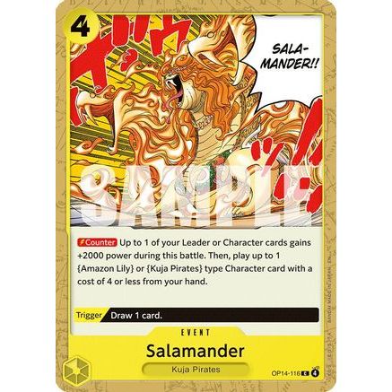 Salamander (OP14-116) - The Azure Sea's Seven