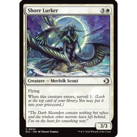 Shore Lurker (ECL-034) - Lorwyn Eclipsed Foil