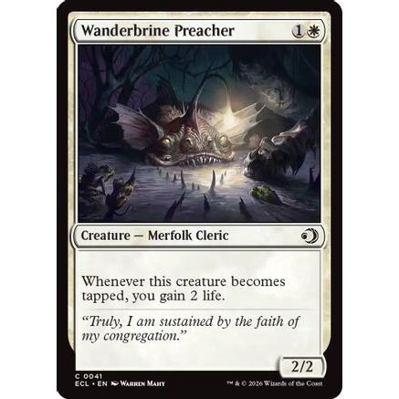 Wanderbrine Preacher (ECL-041) - Lorwyn Eclipsed Foil