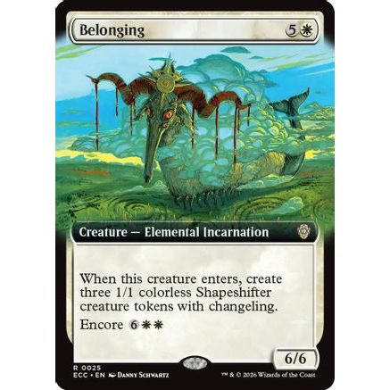 Belonging (Extended Art) (ECC-025) - Commander: Lorwyn Eclipsed