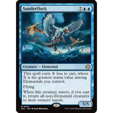 Sunderflock (ECL-074) - Lorwyn Eclipsed
