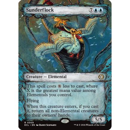 Sunderflock (Showcase) (ECL-309) - Lorwyn Eclipsed