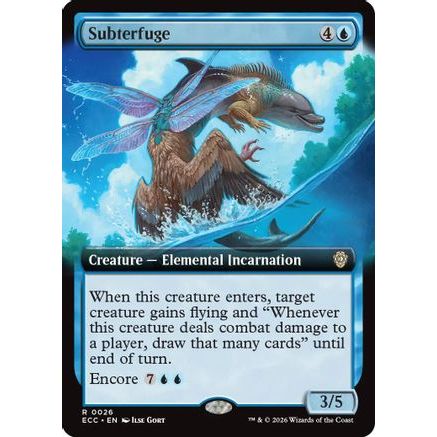 Subterfuge (Extended Art) (ECC-026) - Commander: Lorwyn Eclipsed