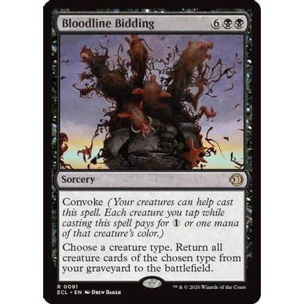 Bloodline Bidding (ECL-091) - Lorwyn Eclipsed Foil