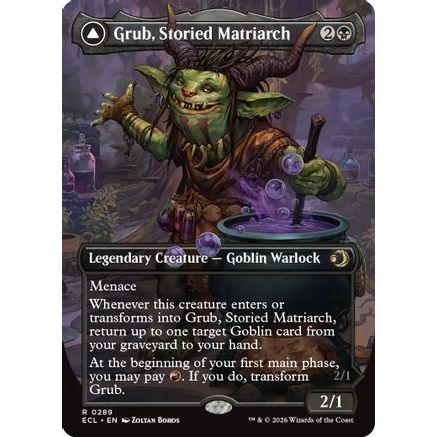 Grub, Storied Matriarch (Borderless) (ECL-289) - Lorwyn Eclipsed