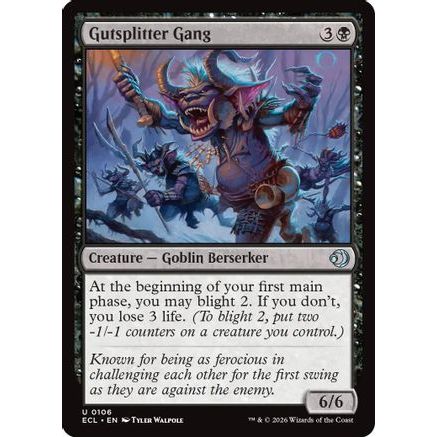 Gutsplitter Gang (ECL-106) - Lorwyn Eclipsed