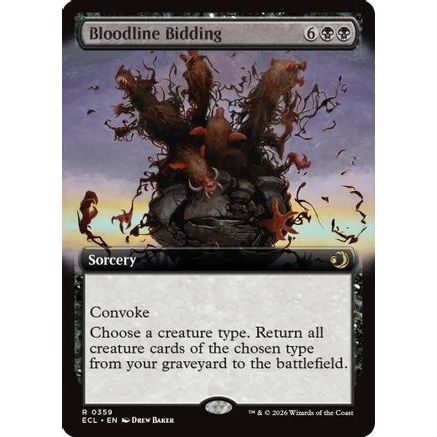 Bloodline Bidding (Extended Art) (ECL-359) - Lorwyn Eclipsed