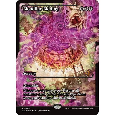 Bloodline Bidding (Showcase) (ECL-385) - Lorwyn Eclipsed Foil