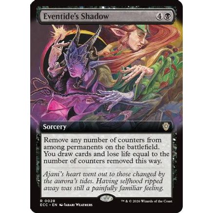 Eventide's Shadow (Extended Art) (ECC-028) - Commander: Lorwyn Eclipsed