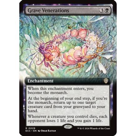 Grave Venerations (Extended Art) (ECC-029) - Commander: Lorwyn Eclipsed