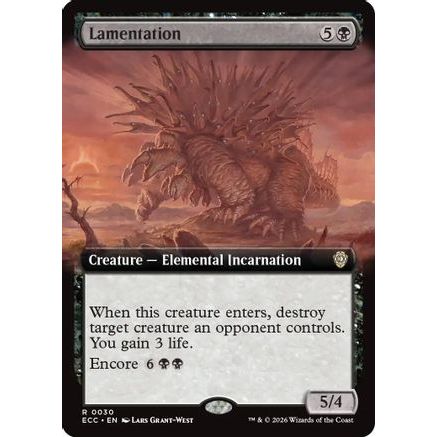 Lamentation (Extended Art) (ECC-030) - Commander: Lorwyn Eclipsed