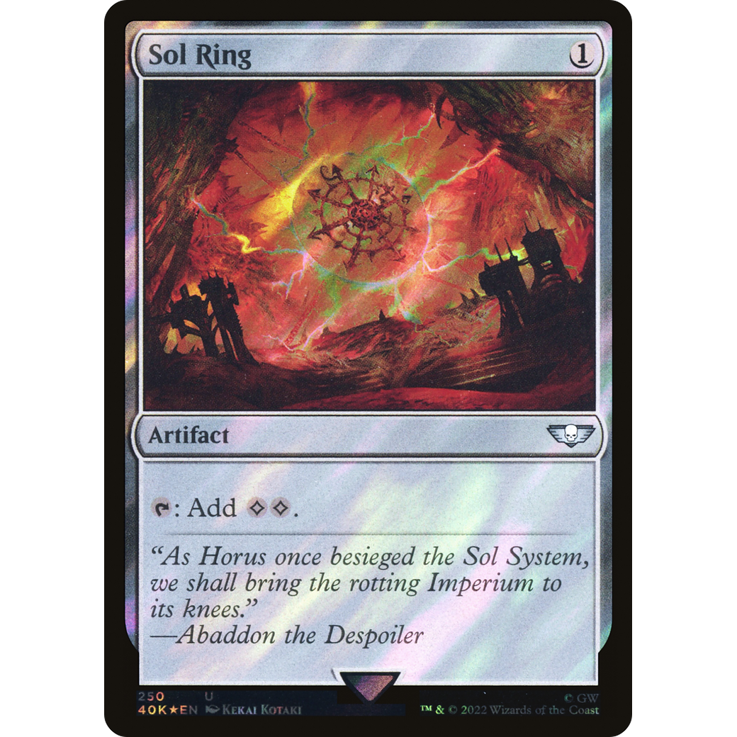 Sol Ring (40K-250) - Warhammer 40,000 Commander Foil