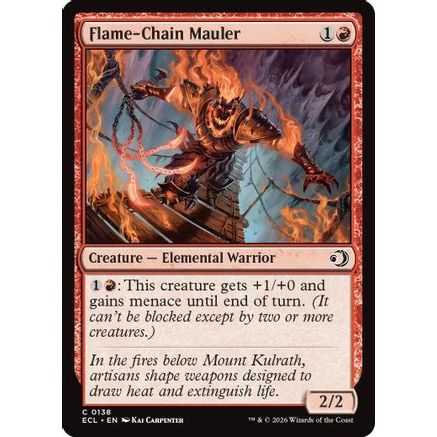 Flame-Chain Mauler (ECL-138) - Lorwyn Eclipsed Foil