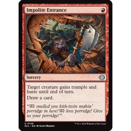 Impolite Entrance (ECL-146) - Lorwyn Eclipsed Foil