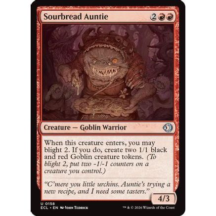 Sourbread Auntie (ECL-158) - Lorwyn Eclipsed Foil