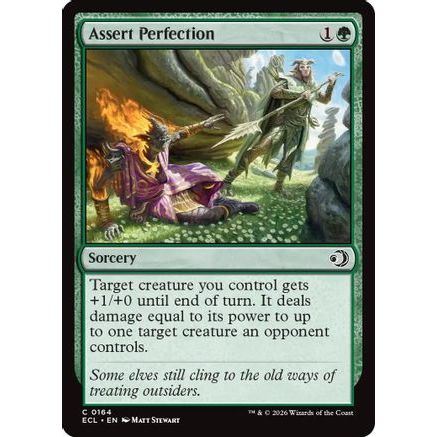 Assert Perfection (ECL-164) - Lorwyn Eclipsed Foil