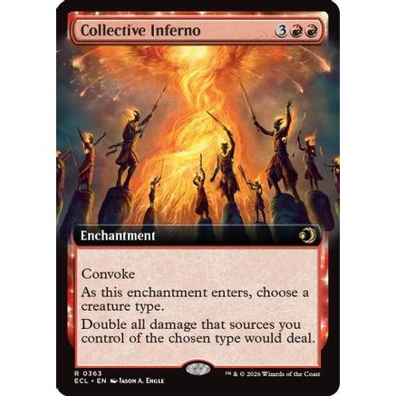 Collective Inferno (Extended Art) (ECL-363) - Lorwyn Eclipsed Foil