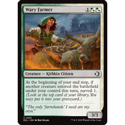 Wary Farmer (ECL-251) - Lorwyn Eclipsed Foil