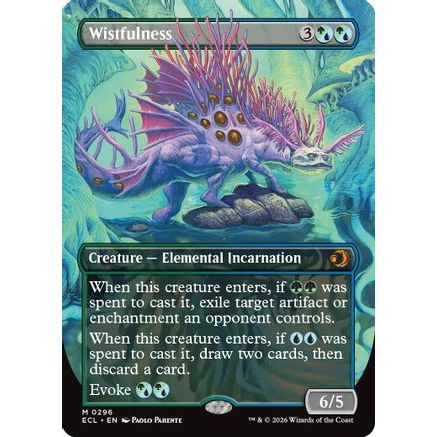 Wistfulness (Borderless) (ECL-296) - Lorwyn Eclipsed Foil