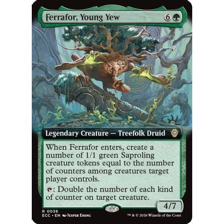 Ferrafor, Young Yew (Extended Art) (ECC-036) - Commander: Lorwyn Eclipsed Foil