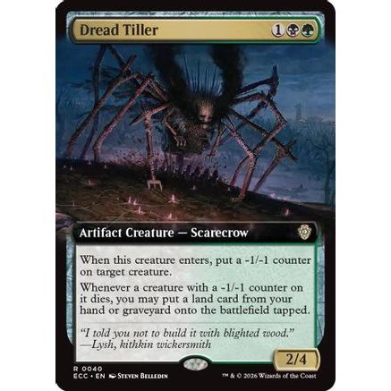 Dread Tiller (Extended Art) (ECC-040) - Commander: Lorwyn Eclipsed