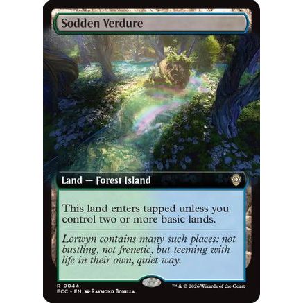 Sodden Verdure (Extended Art) (ECC-044) - Commander: Lorwyn Eclipsed
