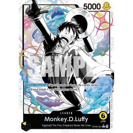 Monkey.D.Luffy (001) (Parallel) (ST29-001) - Starter Deck 29: Egghead Foil
